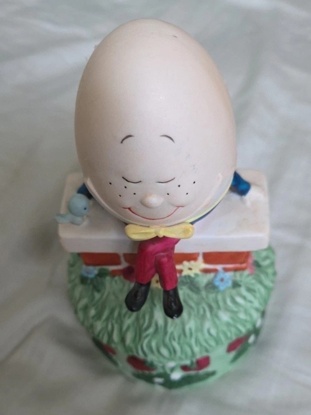 Humpty Dumpty Collectible Music Box Once Upon a Rhyme Vintage 1989 Nursery Rhyme